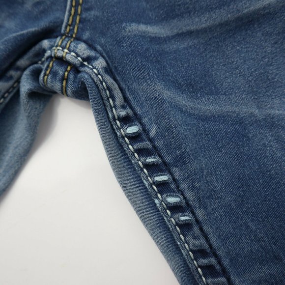ReRock For Express Blue Denim Womens Size 6 Regular Low Rise Legging - Picture 6 of 12